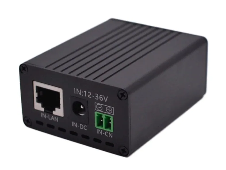 Перетворювач живлення 12–36V DC у регульований вихід PoE