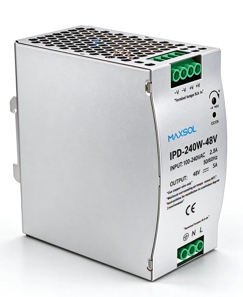 Промисловий блок живлення на DIN-рейку 48V 240W
