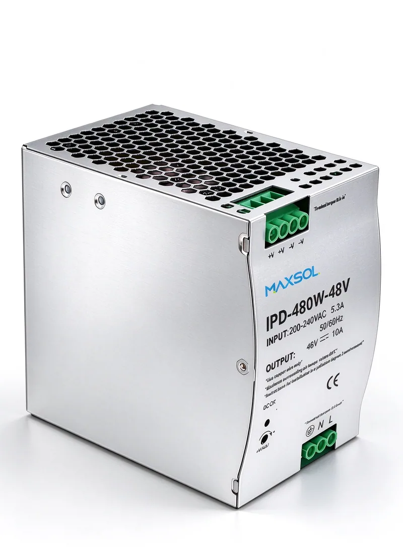 Промисловий блок живлення на DIN-рейку 48V 480W