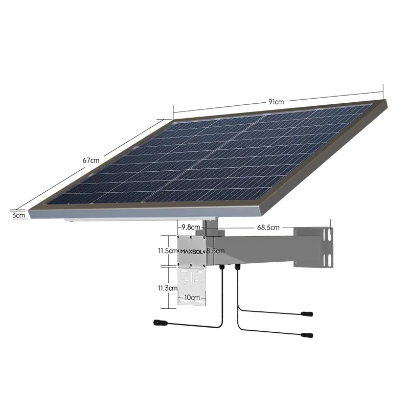 Сонячна система Maxsol CS12060 з монокристалічною панеллю 120W