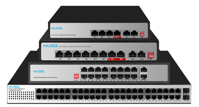 Комерційний комутатор PoE 1000Mbps