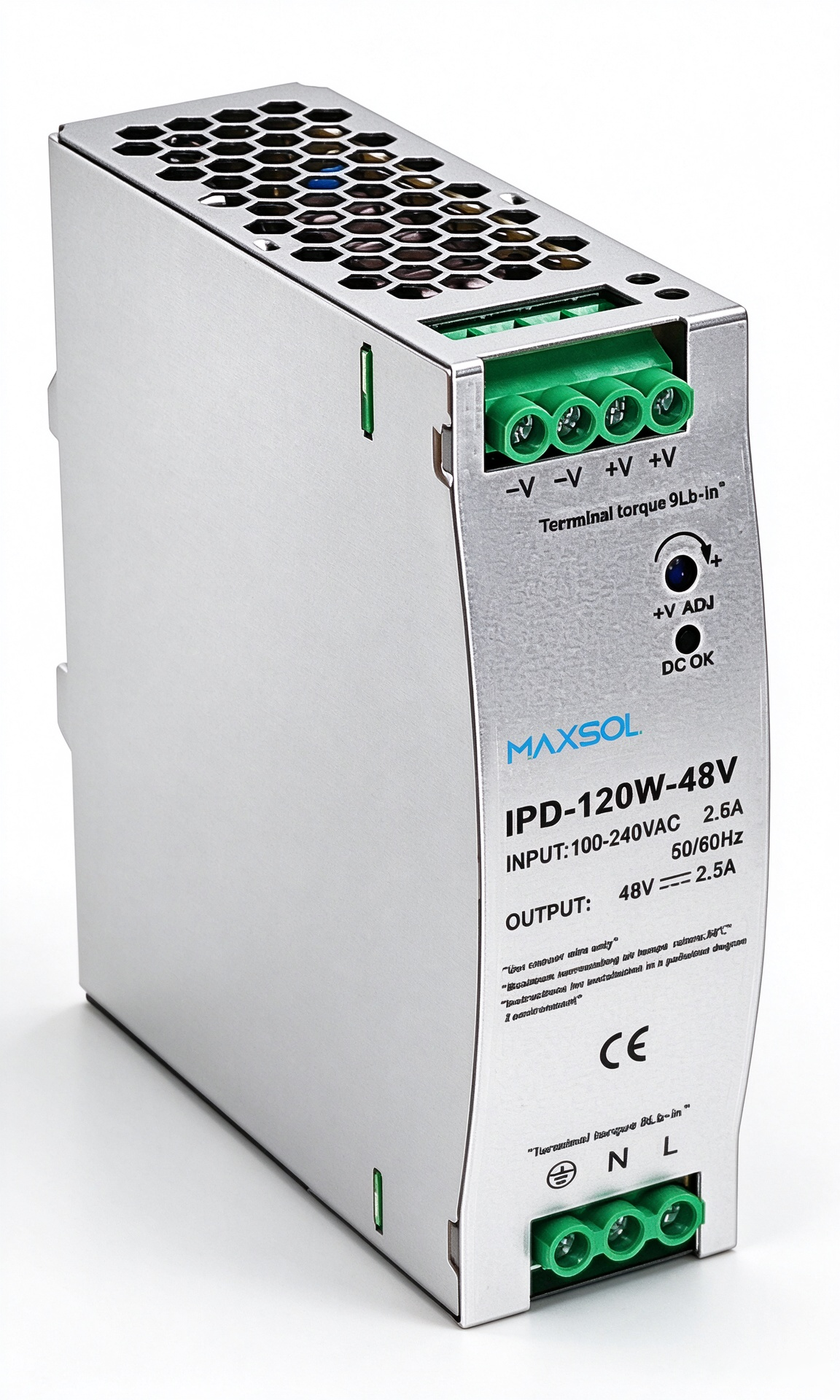 Промисловий блок живлення 48V DC 120W для DIN-рейки