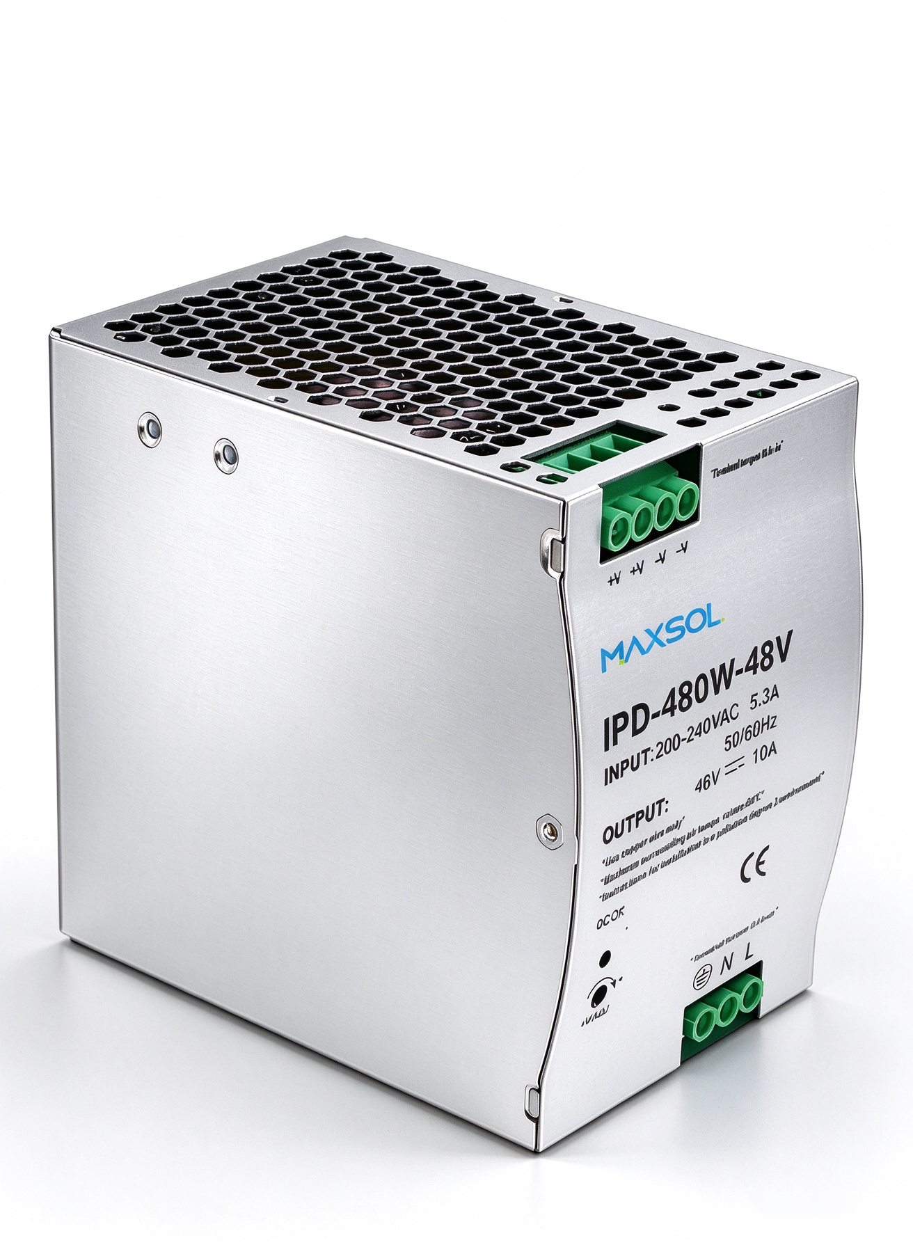 Промисловий блок живлення на DIN-рейку 48V 480W