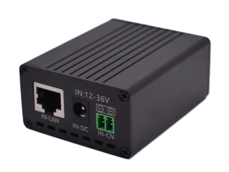 Перетворювач живлення 12–36V DC у регульований вихід PoE